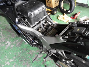 淡路島の自動車・バイク用品や修理は淡路部品 | 施工例：バイク